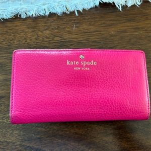 Kate Spade Hot Pink Stacy Wallet